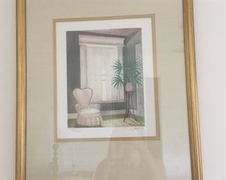 print - numbered copy with artist signature