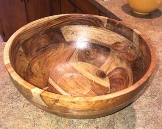 Large Martha Stewart Wooden Bowl