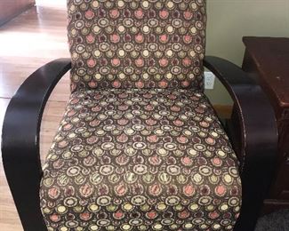 Great contemporary bent arm chair