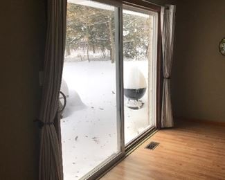 Several sliding doors