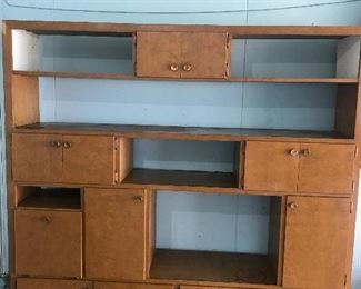 Maple wall unit