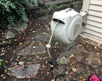 Mounted Hose Reel.