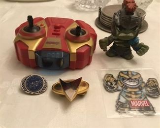 Marvel Avengers Iron Man Controller, Marvel Hulk, Marvel Thanos Avengers Iron On Patch, Pins