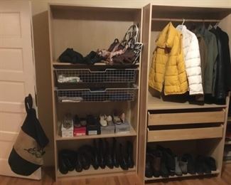 Eddie Bower Duffel Bag, Purses,Women's Shoes and Boots (size 9.5 M - 10 M) - Cole Haan, Ecco, Ann Taylor brands, Down Jackets.