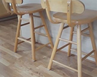 Bentwood Barstools. 