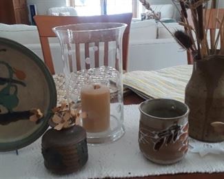 A very nice selection of pottery pieces.