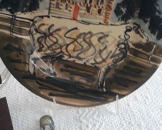 Italian hand painted plate.