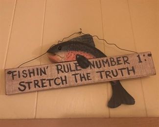 Fish themed wall art