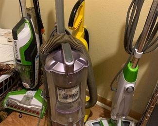 Vacuum cleaners, and floor cleaners