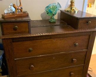 Antique dresser with hand cut dovetail drawers
