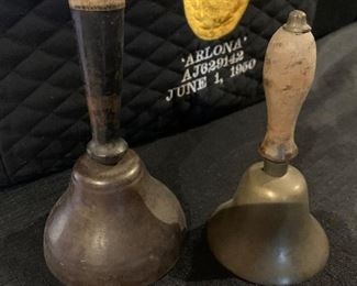 Two Antique handbells