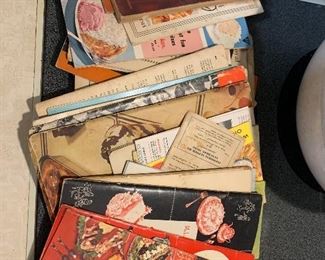 Collection of vintage cookbooks