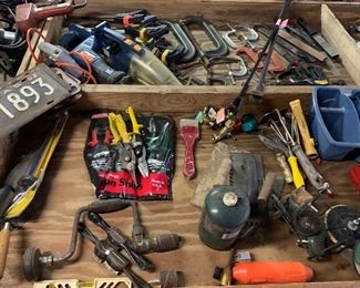 Huge assortment of handtools