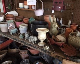 Planters and Yard Art