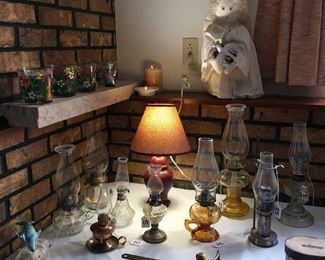 Small Glass Hurricane Lamps