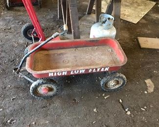 Vintage Red Wagon