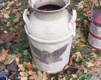 Painted Milk Can 