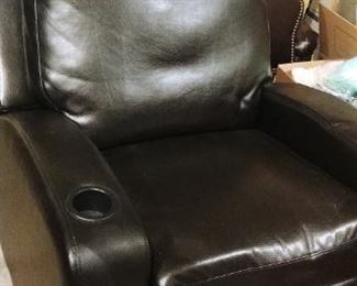 Single theater seating recliner