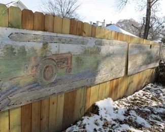 MASSIVE Painting on Barn Board