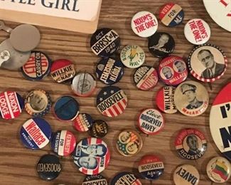 some of the political pin back buttons