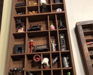 printers tray and trinkets