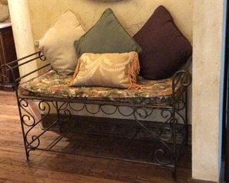 Iron bench