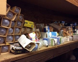 Hundreds of light bulbs