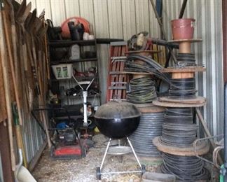 Wiring, garden tools