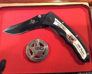 Texas Rangers knife