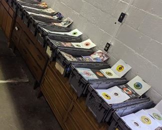 45rpm records .50 cents each