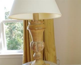 $450 each Kreiss hand carved lamps