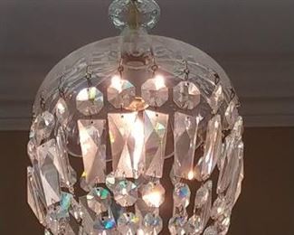 $450 Crystal chandelier