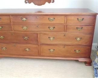 $350 Colony Furniture Solid cherry dresser with 10 drawers