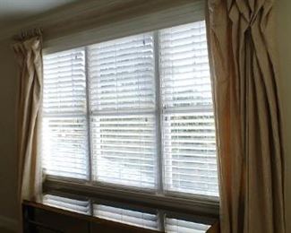 Silk drapes