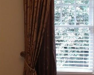 $250 each Silk drapes, 8 panels