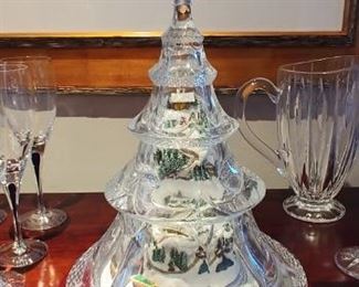 Thomas Kinkade Holiday Reflections Christmas tree