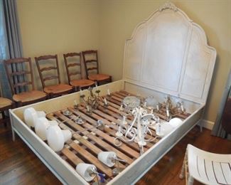 Queen bed by Anthropologie. Two available