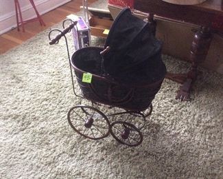Baby carriage. Reproduction 
