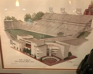 Ga Tech stadium print