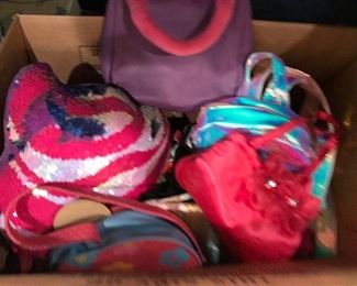 Girly purses and pillows