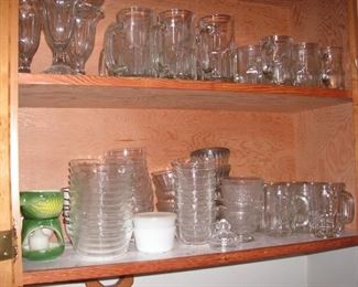 Ice cream sundae glasses, glass mugs , custard cups