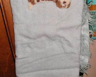 Vintage baby blanket