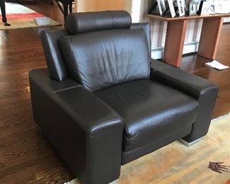 NICCOLETTI  LEATHER CHAIRS AND SOFA