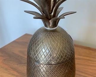Large brass pineapple ice bucket!