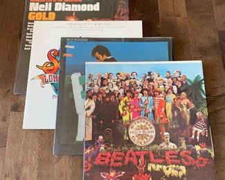 Vintage vinyl collection...includes albums from the Beatles, Rolling Stones, Neil Diamond, and more!