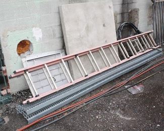 Ladders for sale and metal grates