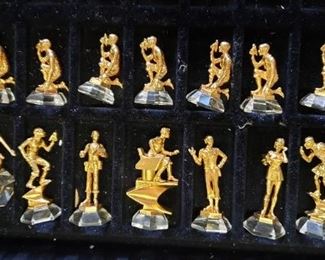 Vintage Star Trek chess pieces