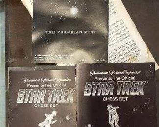 Pamphlets for Star Trek chess game