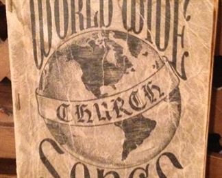 Very old music book; other sheet music available
