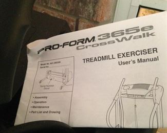 Pro-Form 365e CrossWalk Treadmill